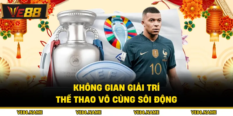 Không gian giải trí thể thao vô cùng sôi động